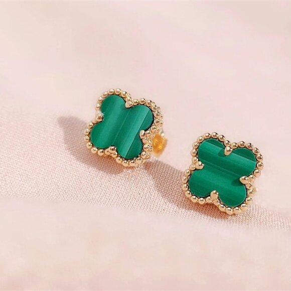 Van Cleef & Arpels classic green earrings - Picture 4 of 8